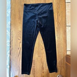 Women’s Athleta Black Velvet Leggings